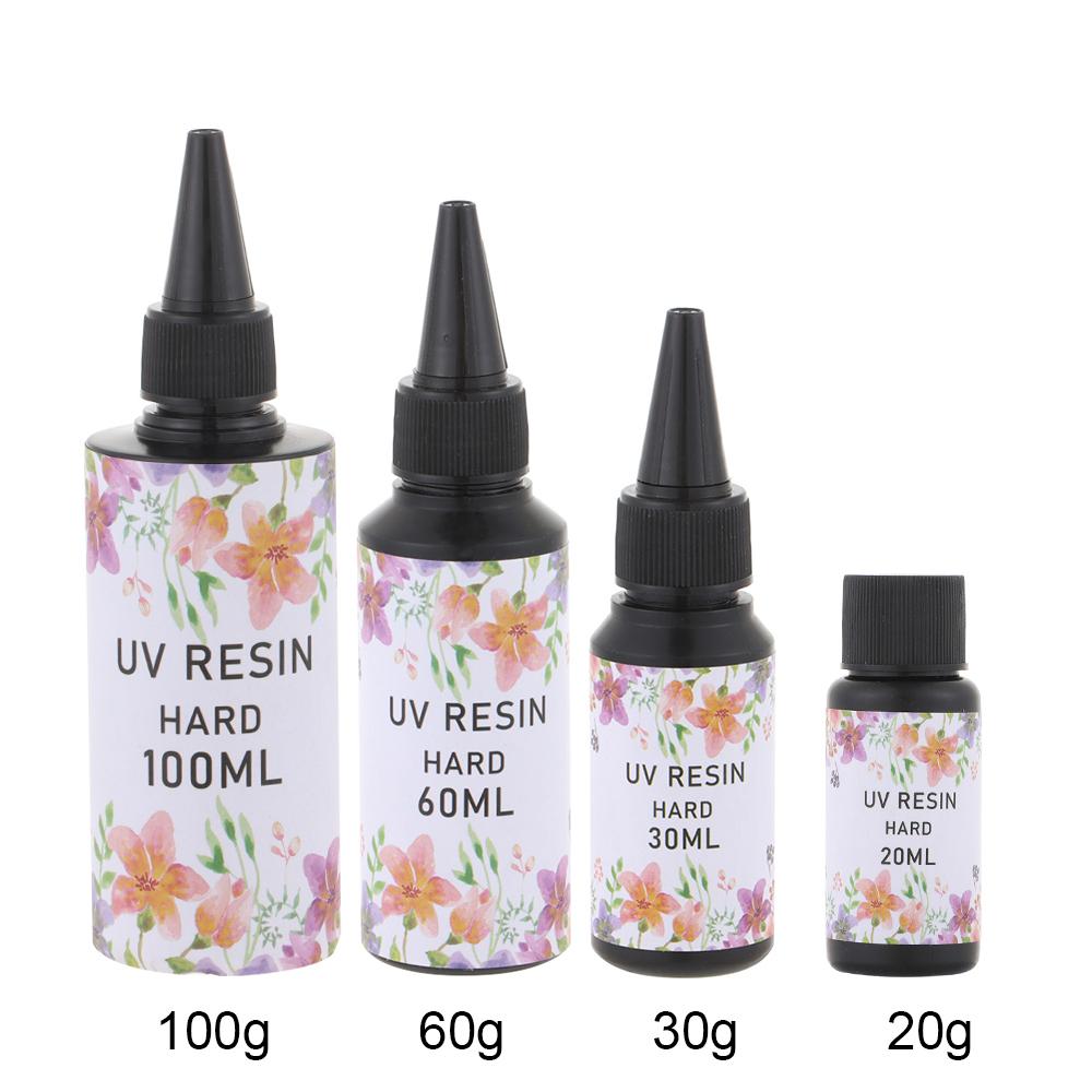 DIY ультрафиолетовое отверждение солнечной сушки быстросохнущий твердый УФ кристально чистый УФ смоляной клей