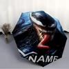 Personalized Name V-Venom Print Umbrella - Automatic Open/Close, Eight-Rib Durable Frame, Automatic Folding Umbrella