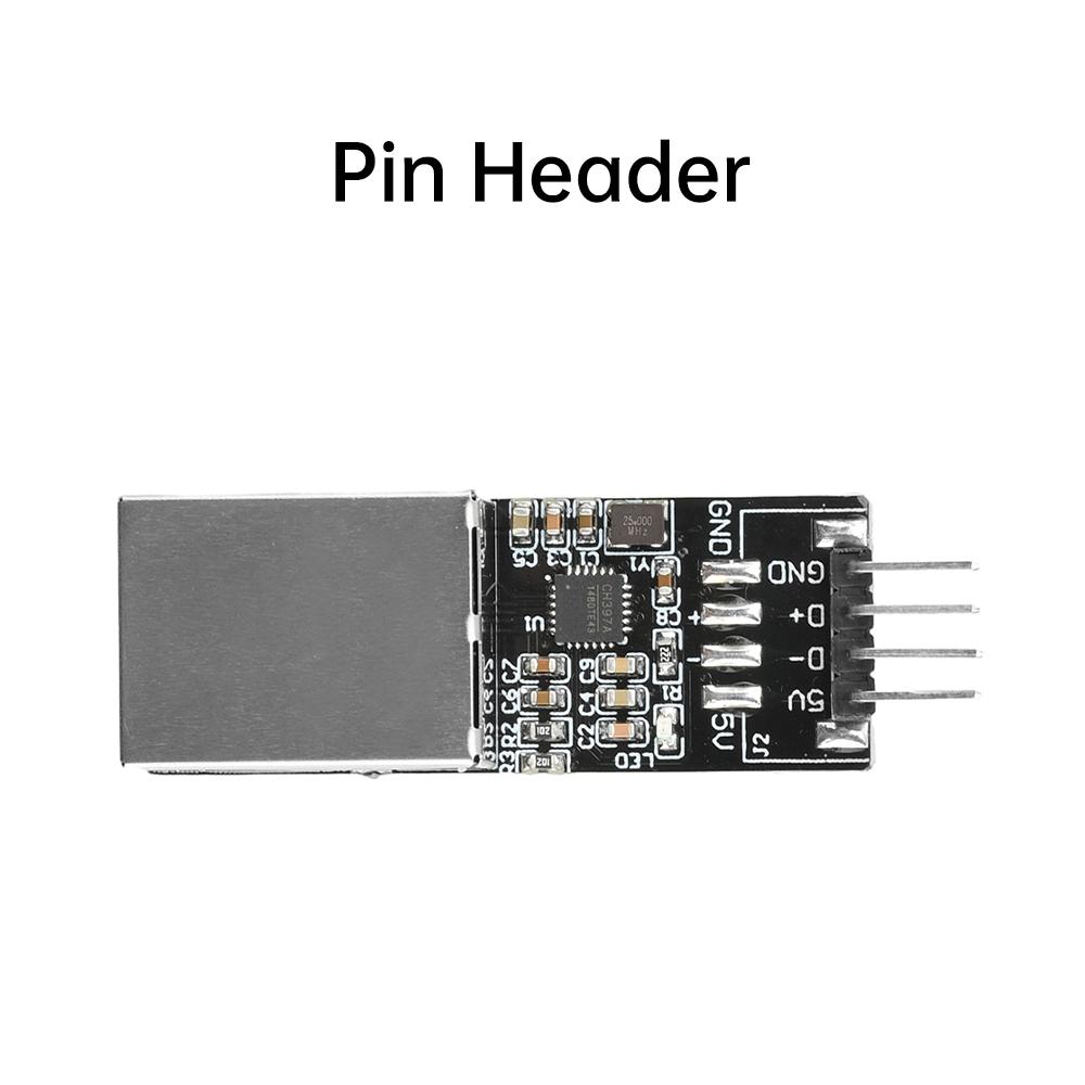 USB / Штыревой разъем / Type C на RJ45 Ethernet-интерфейсный модуль CH397A Модуль USB-Ethernet-интерфейса USB на RJ45