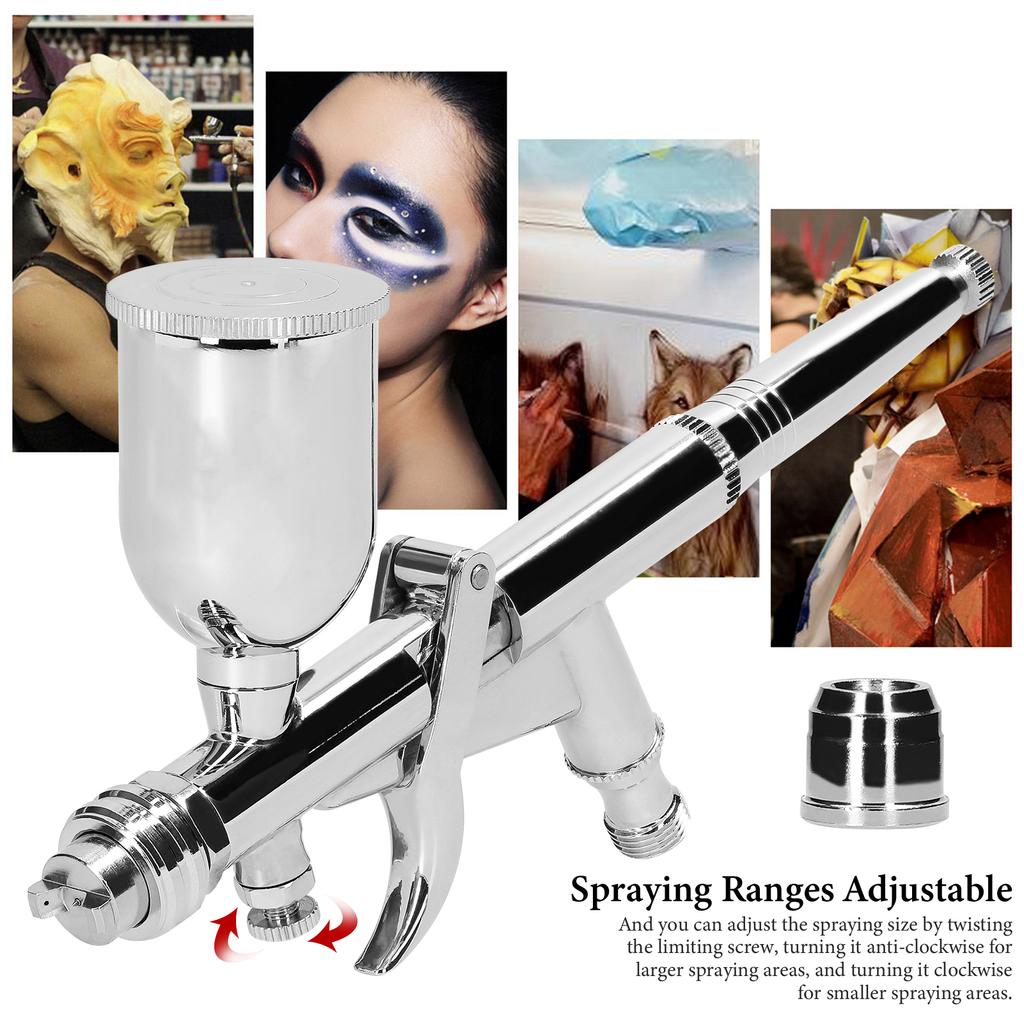 T217A Комплект аэрографа 0,5 мм Набор аэрографов с чашками для краски 15CC для модели автомобиля DIY Живопись
