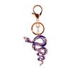 Keychain Shiny Rhinestones Snake Shape Key Ring Decorative Car Key Holder Bag Handbag Charm