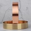 Nordic Retro Tray Round Brass Storage Rack Diaplay Mold Household Tool Home Living Room Vintage Decorative Ornament