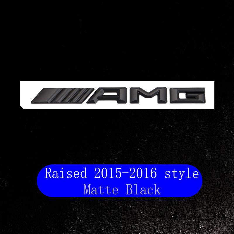 2025 Hot AMG Logo Car Tail Trunk Auto Emblem Sticker Accessories For Mercedes Benz Brabus Smart Maybach W204 GLC CLA W205 W203 W