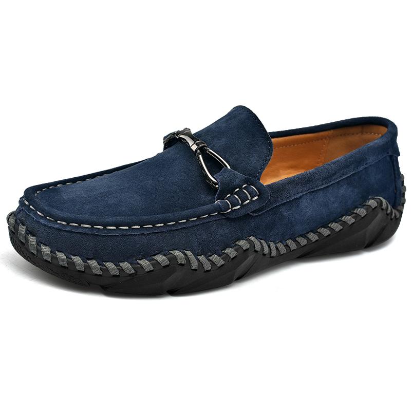 Men Genuine Leather Casual Leather Shoes Men Loafers Comfortable Driving Shoe Moccasins Man Flats Shoes