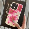 Роскошный Чехол для Телефона с Узором из Кожи Личи 'Gorgeous Luxury Flowers' Для Redmi Note 14 13 12 11 10 9 8 Pro Plus 4G 5G Ударопрочный Чехол