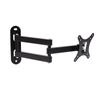 Telescopic Rotating Monitor Bracket with 3 Reinforced Arms for 14-27 Inch Screens