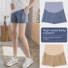 Summer Maternity Loose Fit Three-Quarter Leggings: Fashionable, Casual Shorts