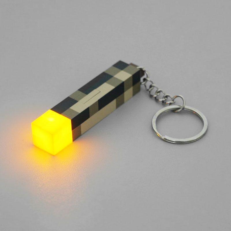 Minecraft Светящийся Факел Ночник USB Перезаряжаемый Руда Шахтера Игрушка Подарок Игровой