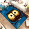 Милый ковер с 3D мультяшным рисунком совы, ковер для дома, гостиной, детской спальни, дивана, коврик для двери, декор, детские игры, нескользящий напольный коврик