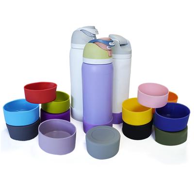 Силиконовый чехол для бутылки для воды для бутылки для воды Owala 32 унции/24 унции, противоскользящий защитный рукав, защита дна, защитная нижняя база