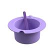 14oz Silicone Wax Warmer Liner Pot Removable Silicone Bowl Microwave Melting Waxing Replacement Non-Stick Pan Liner Easy Clean