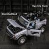 Масштаб 1/32 Ford Bronco Lima SUV, литая под давлением модель автомобиля, игрушечный автомобиль с откатным механизмом, звуком и светом для детей, коллекция подарков для мальчиков и девочек
