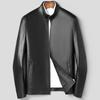 Sheepskin Genuine Leather Jacket Men's Lapel Short Middle-aged and Elderly Spring and Autumn Dad Wear Business Jacket