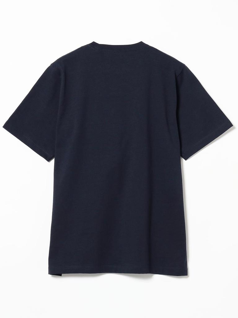 Beams S/S TEE BMS Logo Basic T-Shirt Navy Large 11041321803