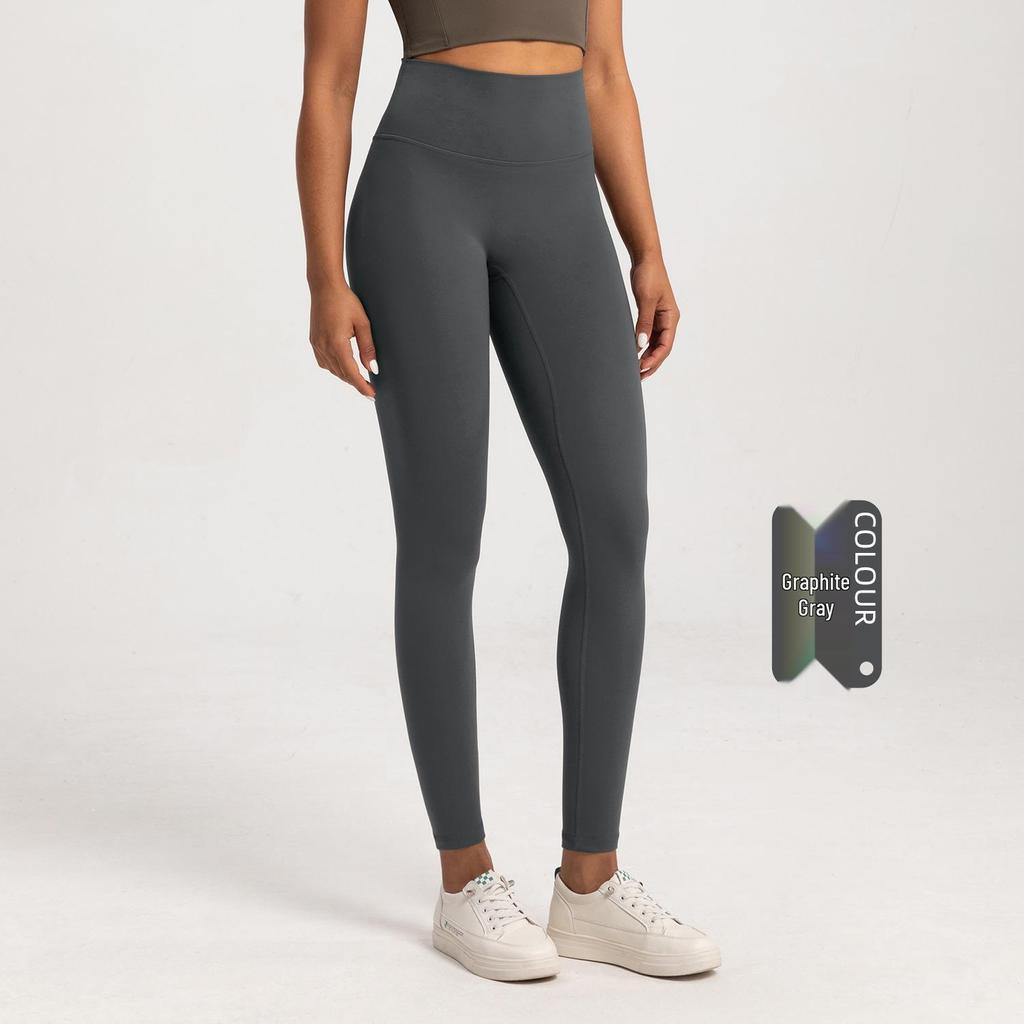 Женские леггинсы для йоги с высокой талией и плюшевой подкладкой - Теплые, с эффектом подтяжки бедер, плотные, эластичные леггинсы для фитнеса осенью/зимой