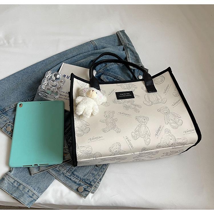 Женская сумка-тоут большой вместимости 2025 года: Новая повседневная сумка через плечо для работы и учебы