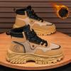 2024 New Men Boots Platform Plush Men's Snow Boots Thicken Winter Outdoor Sports Men's Casual Shoes Work Footwear Erkek Ayakkabı