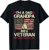 I'm a Dad Grandpa and a Veteran Nothing Scares Me T-Shirt