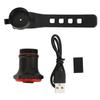 MEROCA WR25 Умный велосипедный индукционный задний фонарь USB Перезаряжаемый Предупреждающий свет с датчиком торможения(WR25