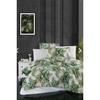 Verde Double Duvet Cover Set Ranforce Cotton Green 200x220.