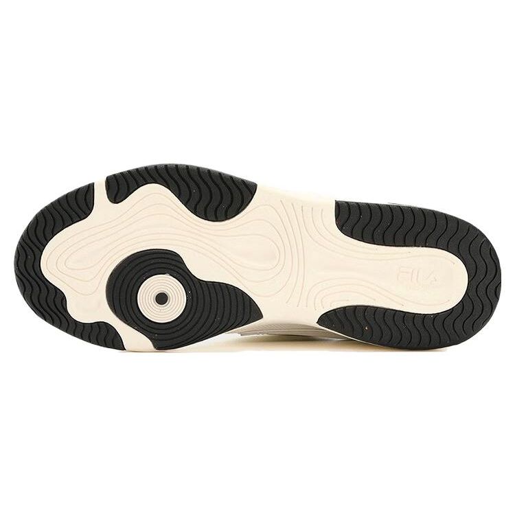 Fila Mix Fabric Synthetic Leather Sports Fashion Comfortable Wear-Resistant Breathable Low-Top Casual Shoes Women Sneaker Black White F12W324203FWV