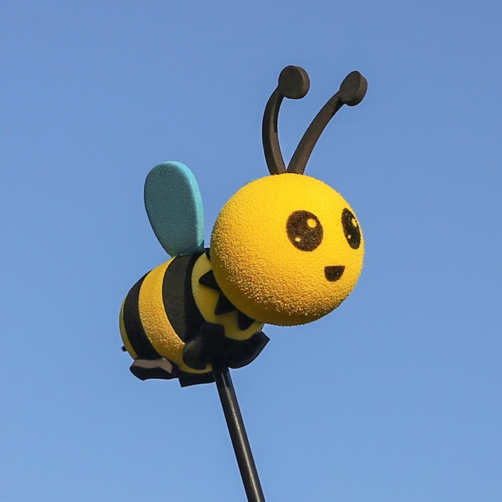 Счастливое Лицо Медоносная Пчела Насадки на Антенну Автомобиля Мультяшные Украшения на Антенну Автомобиля Насадки на Антенну 'Летучая Мышь' для Автомобиля