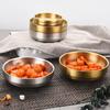 Stainless Steel Sauce Ketch Seasoning Dish Plate Kitchen Rice Container Utensils