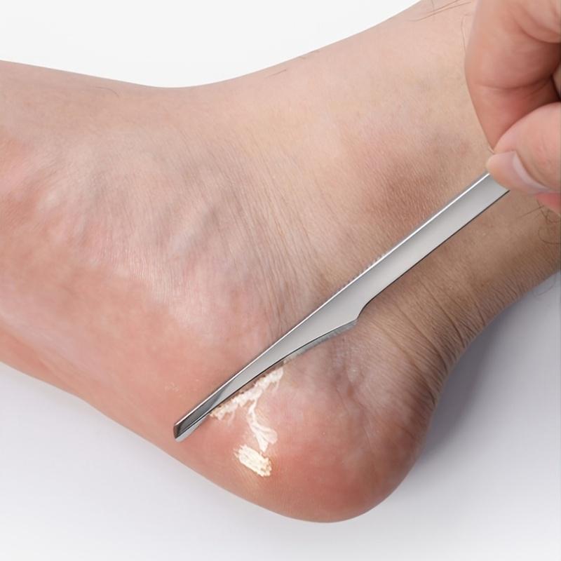 1 шт. Средство для удаления мозолей на ногах, Скребок для педикюра из нержавеющей стали, Инструмент для педикюра без парабенов, Ручная эксфолиация для ороговевшей кожи и мозолей