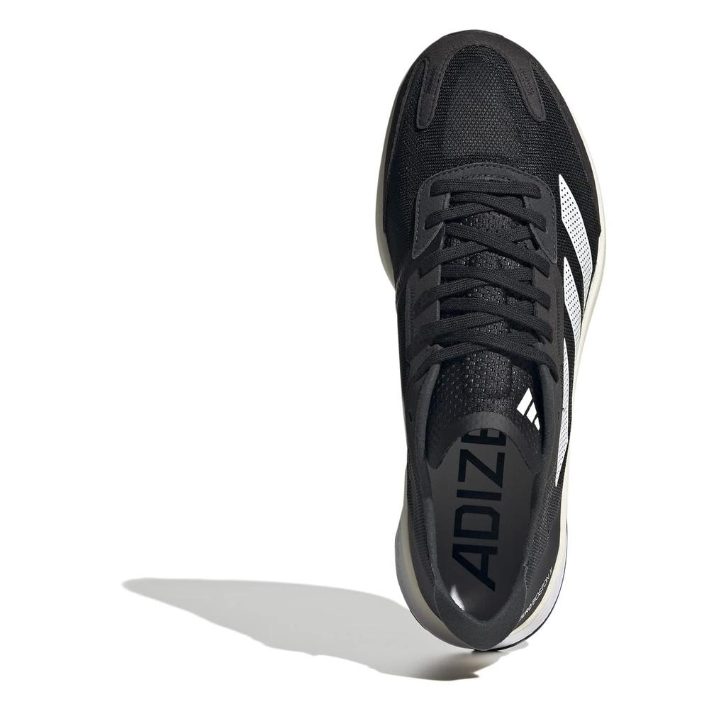 Мужские беговые кроссовки Adidas Adizero Boston 11, LWE89, Черный/Белый/Угольный (GX6651), Размер 26,5 см