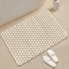 Modern Simple Non-slip Mat Household Bathroom Entrance Suction Mat Simple Line Diatom Mud Mat