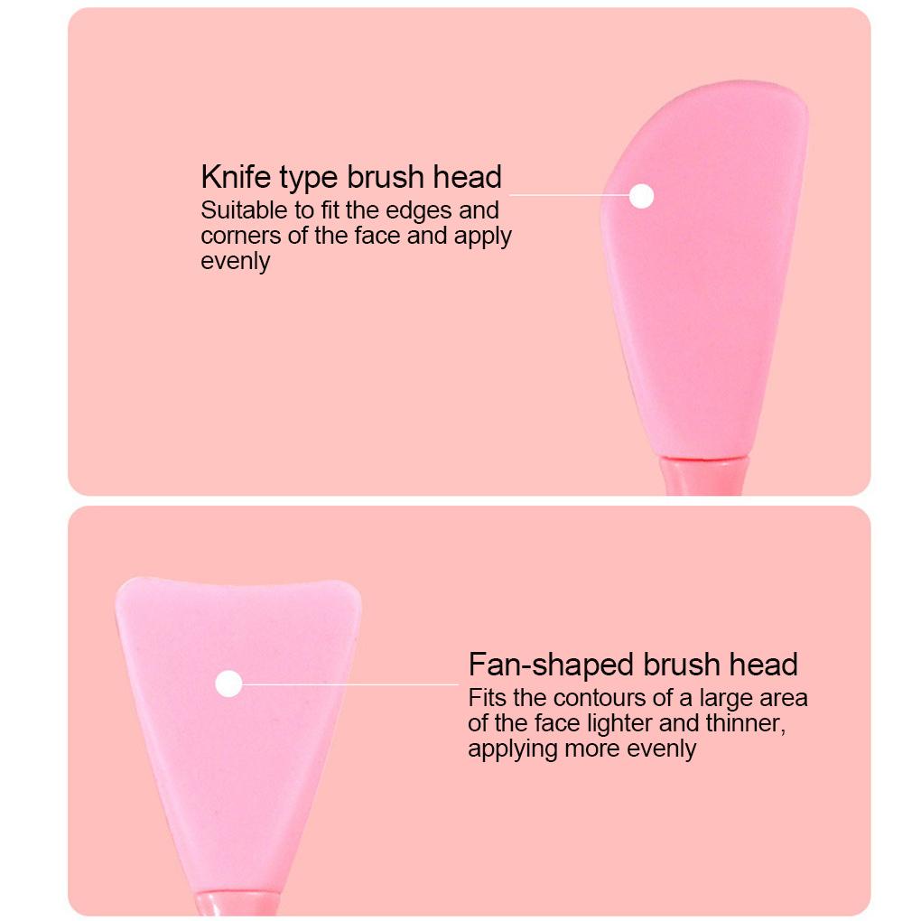 Щетка для чистки лица с двойной головкой, силиконовая щетка для массажа лица, отшелушивающее очищающее средство для лица, инструмент для ухода за кожей, массажер, дропшиппинг