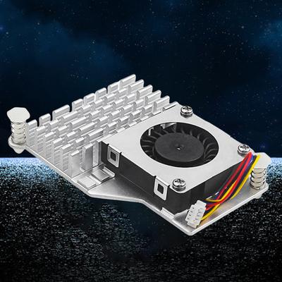 Для Raspberry Pi 5 Активный кулер Охлаждение Радиатор Радиатор с регулируемой скоростью Вентилятор охлаждения Ребристый радиатор Охлаждающий радиатор