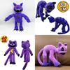 Улыбающиеся Криттеры Фиолетовый Кот Монстр Плюшевая Игрушка Животное 40см/150г