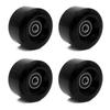 Double Row High-Elastic Shock Absorbing PU Four-Wheel Roller Skate Wheels - Non-Flashing, Universal Accessory