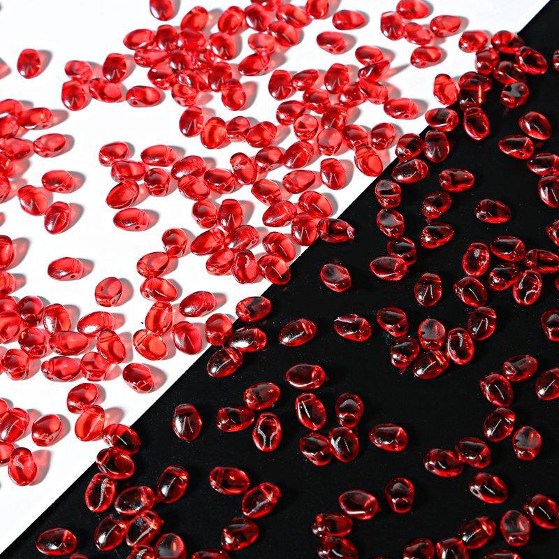 50 шт./упак. 8x6 мм чешские стеклянные бусины с каплями воды, стеклянные бусины, аксессуары для изготовления ювелирных изделий, фурнитура для ювелирных изделий, сделай сам, лепестки тюльпана, ожерелье, серьги