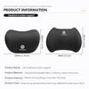LEG1 For Volkswagen VW Car Neck Waist Pillow Breathable Fabric Memory Cotton Fatigue Relief Polo Jetta Sagitar Magotan Passat B5 B6