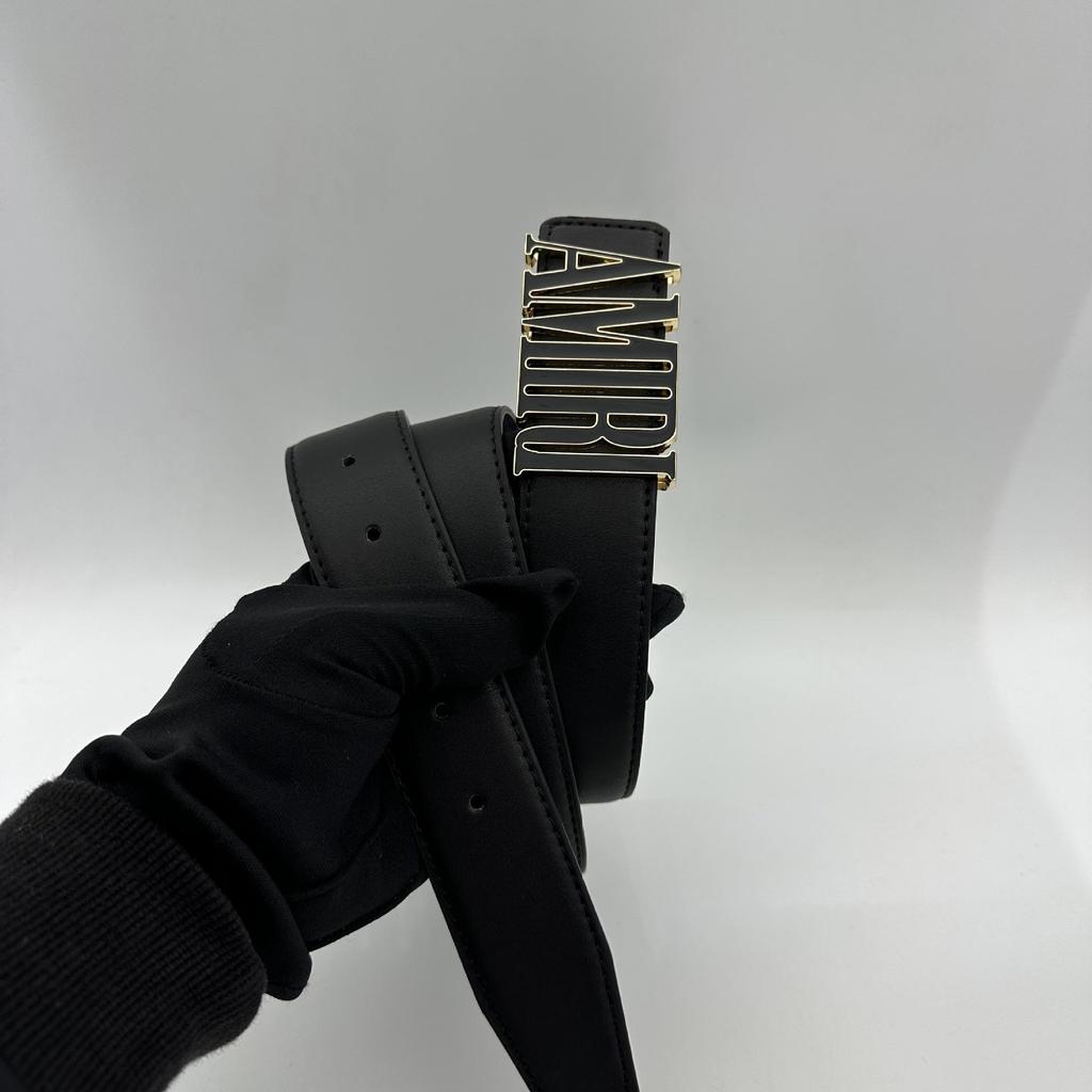 Мужской стильный кожаный ремень с гладкой пряжкой - Универсальный для бизнеса и моды