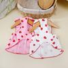 New Strawberry Print Pet Dog Dress Chihuahua Clothing Bow Summer Puppy Skirt Cool Sweet Dog Clothes Pet Supplies