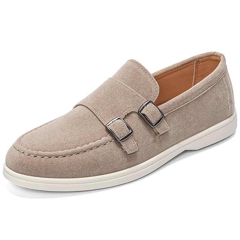 Men Retro Old Money Loafer With Retro Old Money Suede Loafers Comfortable Walking Casual Commuting Summer Travel Footwear