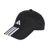 Кепка adidas Uni Bball 3s Новая Логотип Бейсбольная Кепка Одного Размера, Черный/Белый,