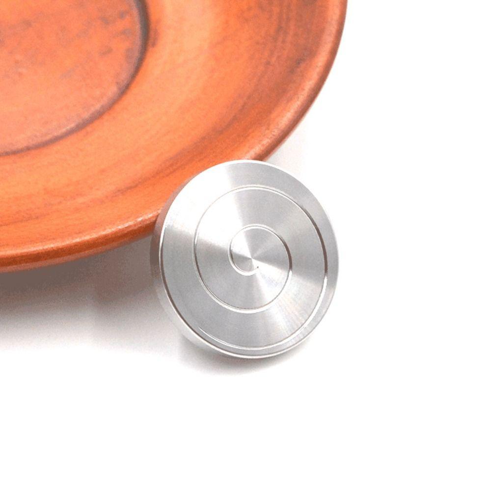 Stainless Steel Desktop Spinner Toys Round Fingertip Gyro Fidget Spinner Toys Classic Toys