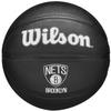 Wilson Team Tribute Brooklyn Nets Mini Ball, Unisex Black Basketball