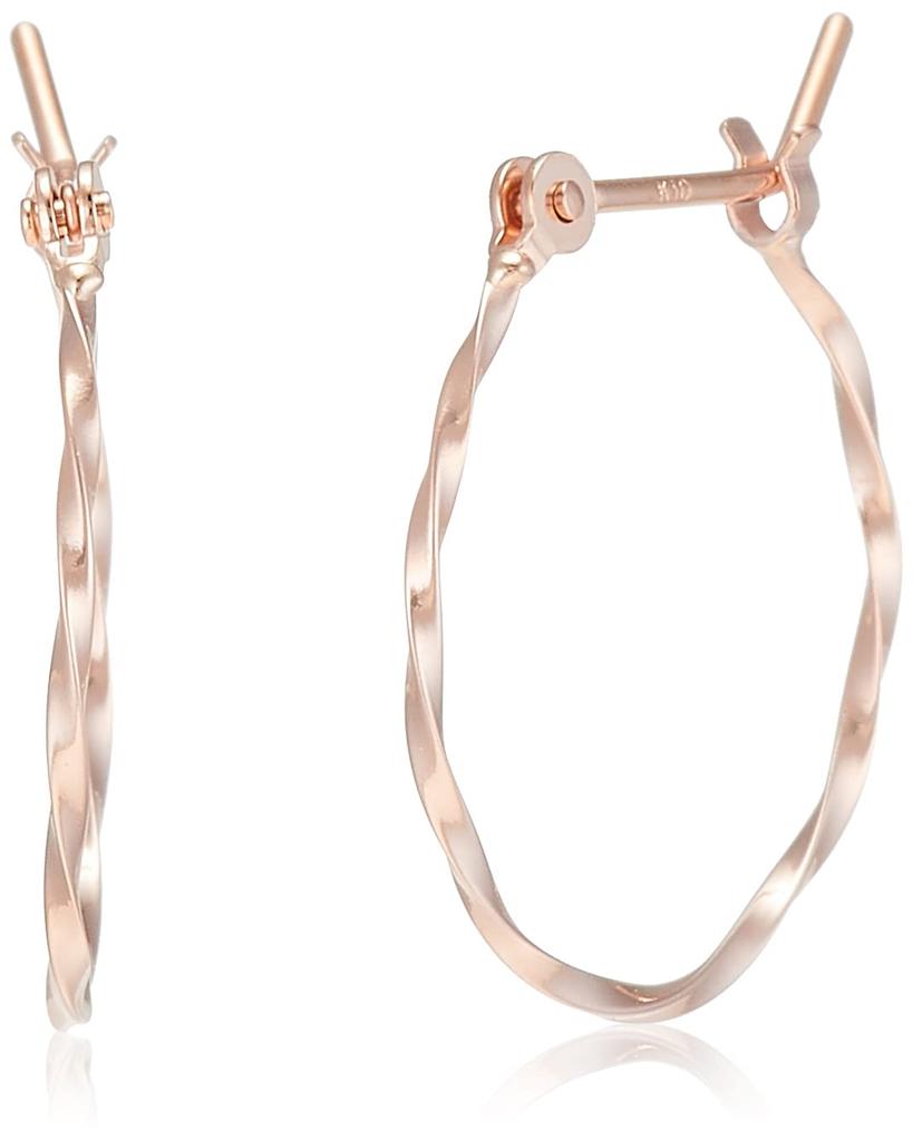 ESTELLE Hoop 10K Pink [Official] [Web Exclusive] Women's Earrings, Gold, 0202-2660-0019-0000