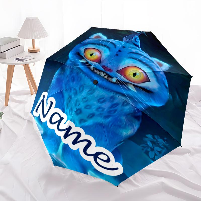 Personalized Name K-KPop Demon Hunters Print Umbrella - Automatic Open/Close, Eight-Rib Durable Frame, Automatic Folding Umbrella