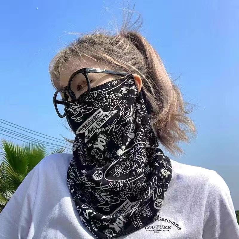 Маска для лица и защита шеи Paisley с защитой от УФ-лучей для мужчин и женщин - Идеально для весны, лета, велоспорта и вождения
