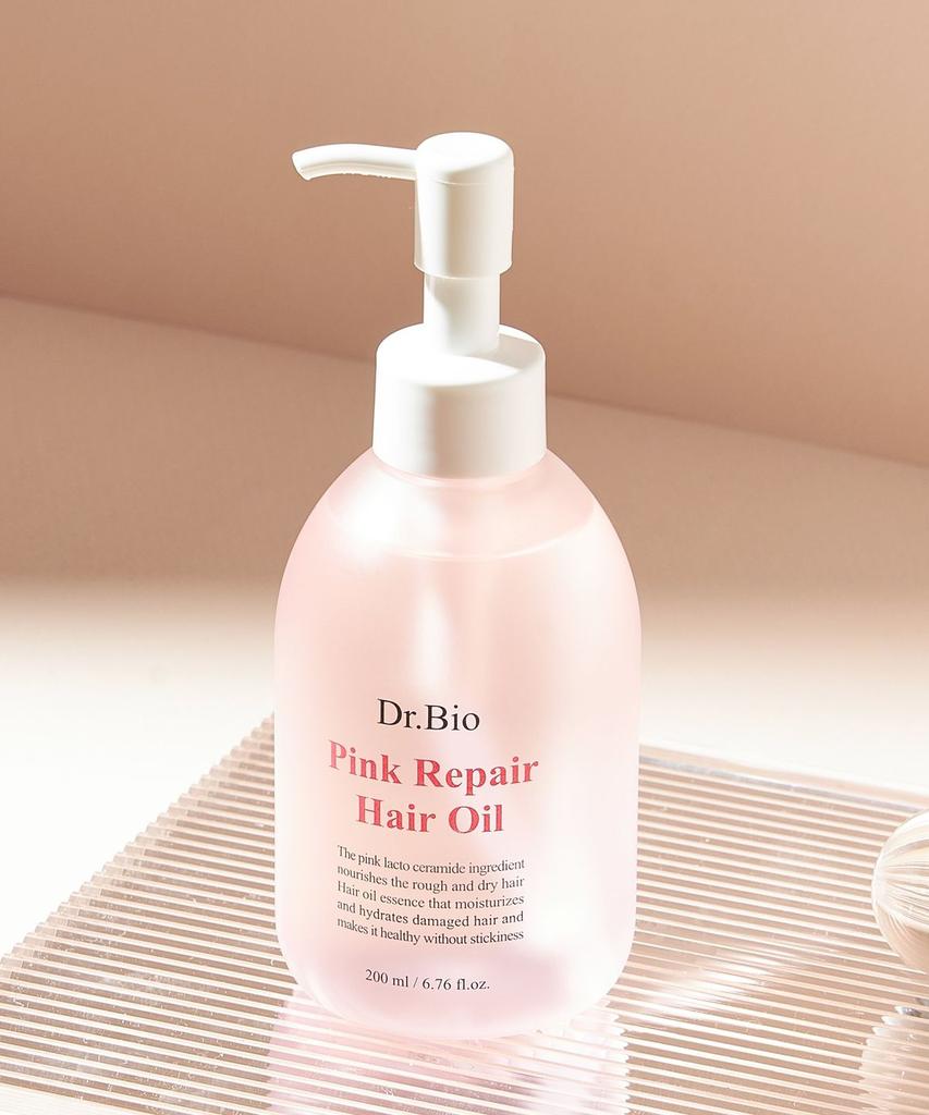 Pink Repair Hair Oil 200ml | Improves damaged hair cuticles, No Stickiness