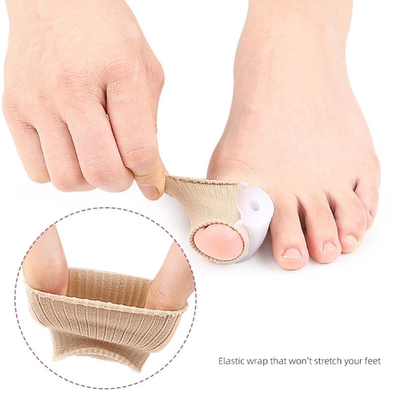 Flexible Toe Separator Elastic Corrector With Elastic Support Soft Nylon Blend Materials For Day Foot Comfortable