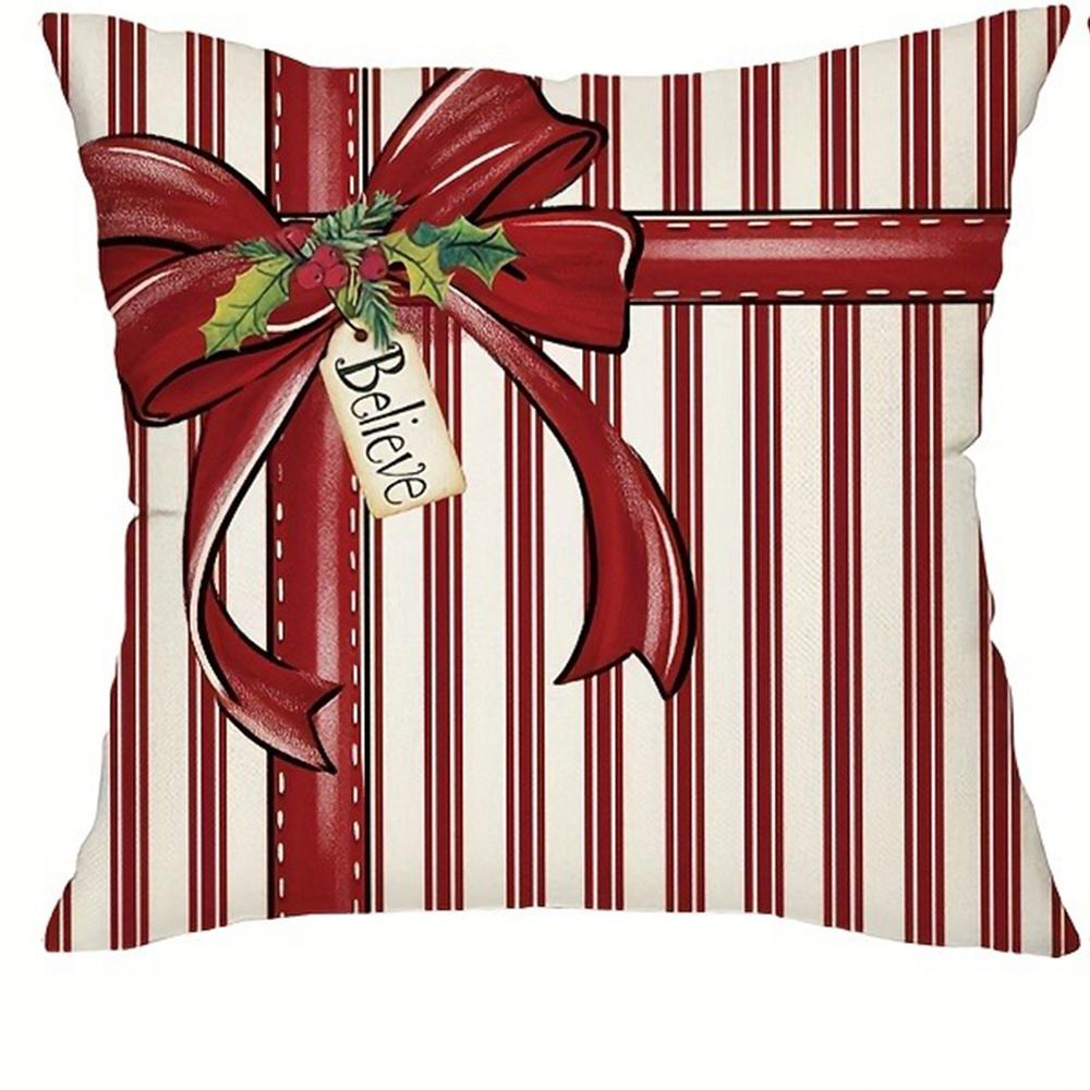 Рождественское украшение наволочка палевый Рождественская елка красная наволочка гостиная диван наволочка для подушки украшение для дома 45x45см