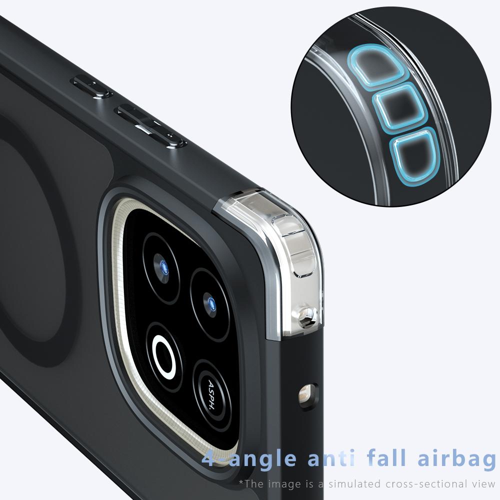 For Magsafe Case for VIVO IQOO Z10 Turbo Pro Shockproof Acrylic Matte Hard Bumper Magnetic Cover for IQOO Z10Turbo Pro V2453A