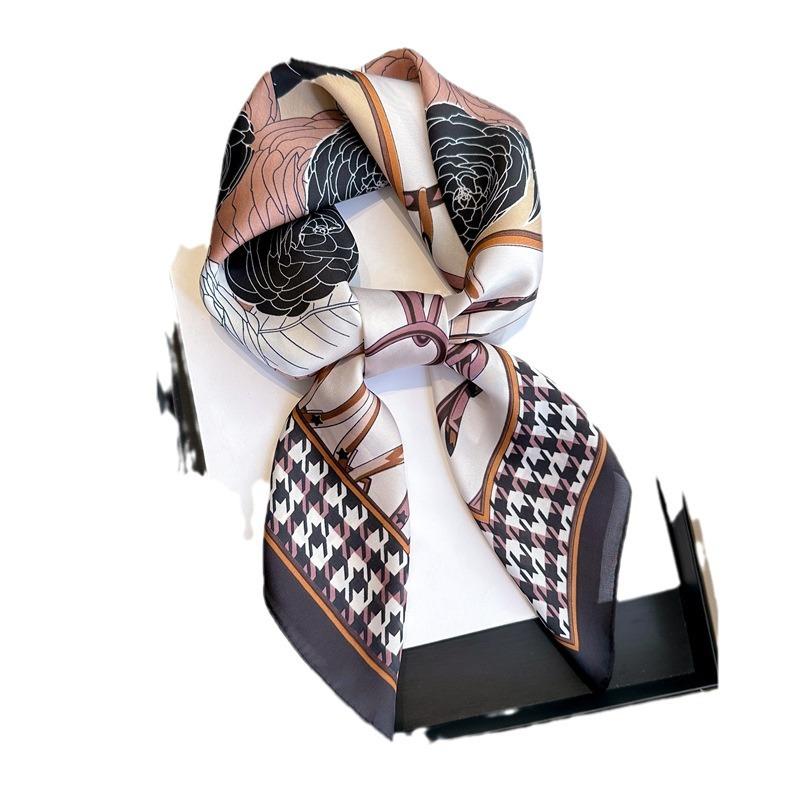 70 * 70 см новый шелковый маленький квадратный шарф для защиты шеи женщин профессиональный шарф универсальный шарф для волос шарф